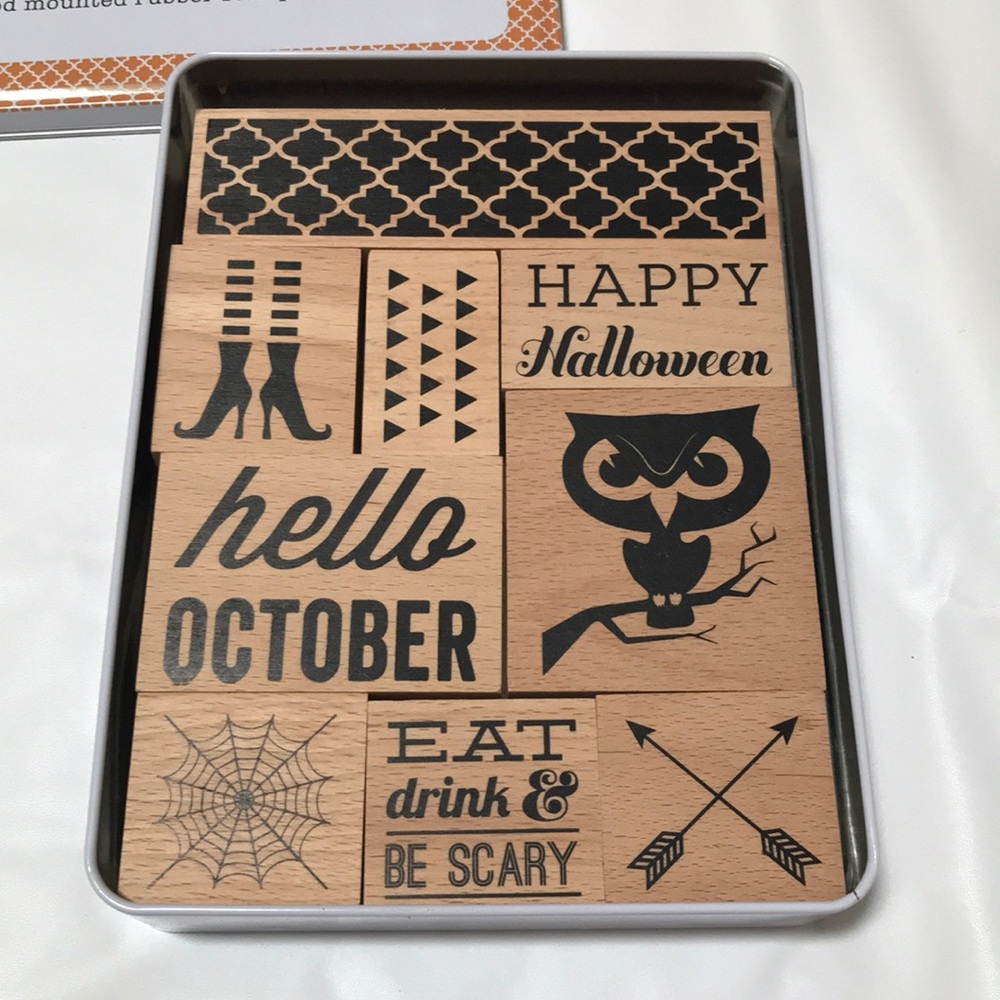 Raven Rubber Stamps Lots of 9 Halloween